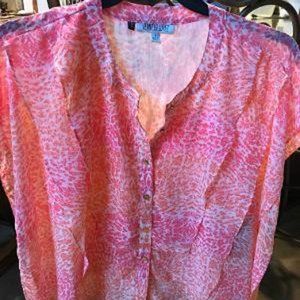 NWT Jennifer Lopez Ruffles Blouse S